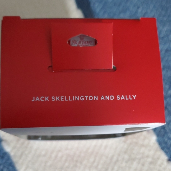 Hallmark Jack Skellington and Sally Ornament - Black, White, Red, Blue - Picture 4 of 5